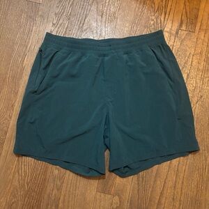 Lululemon Men’s Pace Breaker Shorts Size XL 7” Linerless Jasper Green